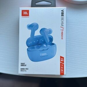 JBL blue wireless headphones